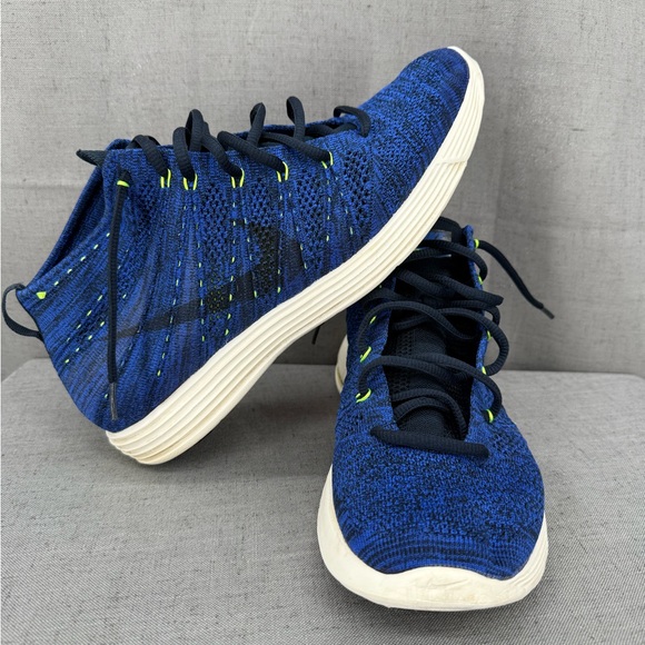 Nike Lunar Flyknit Chukka "Dark Obsidian" Sz 10 shoes - Picture 8 of 8